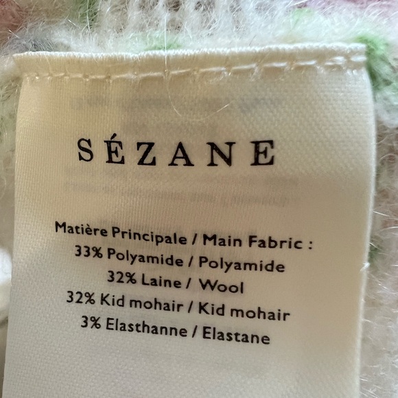 Sezane Pauline floral sweater NWT - Picture 5 of 5